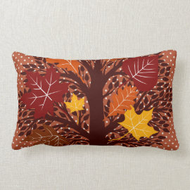 Fall Autumn Leaves Tree November Harvest Pillow