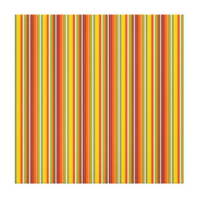 Fall Autumn Striped Pattern Orange Red Gold Stretched Canvas Print