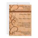 Fall/Autumn Wedding Invitation invitation