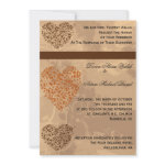 Fall/Autumn Wedding Invitation