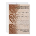 Fall/Autumn Wedding Invitation invitation