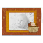 Fall Baby Photo Card 1