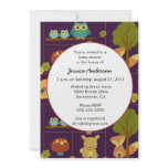 Fall baby shower invitation