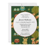 Fall baby shower invitation