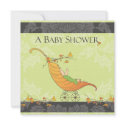 Fall Baby Shower | Leaf Carriage invitation