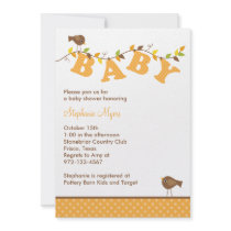 Fall Baby Vine Invitations