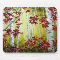 Fall Birch Mousepbad mousepads