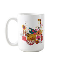 fall bird mug