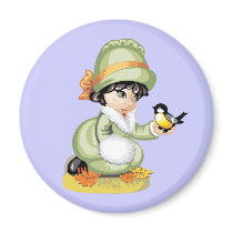 Fall Birds magnets
