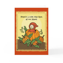 Fall Birth Announcement (Boy or Girl) cards by cutietoots Fall Birth Announcement (Boy or Girl) cards