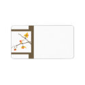 Fall Bittersweet Address Label label