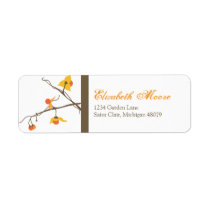 Fall Bittersweet Return Address Label
