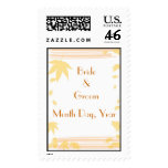 Fall Border Wedding Postage Stam
