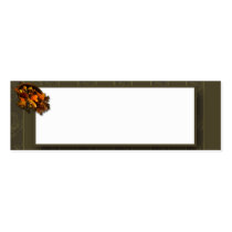 Fall Bounty Cornucopia Thanksgiving Placecard Business Card