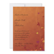 Fall Breezes Invitation