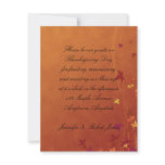 Fall Breezes Thanksgiving Invitation