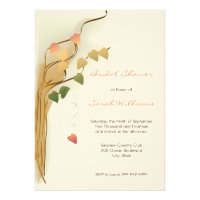 Fall Bridal Shower Invitations