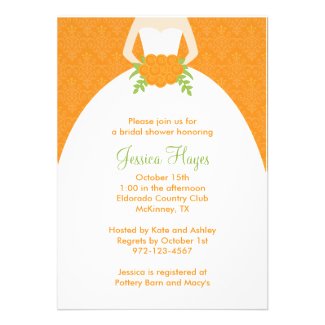 Fall Bridal Shower Invitations Personalized Invites