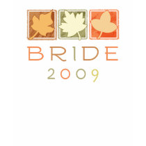 Fall Bride 2009 t-shirts