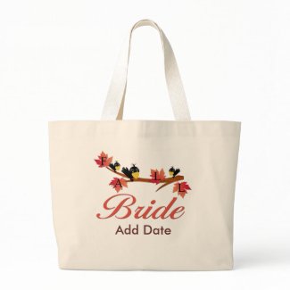 Fall Bride totebag