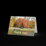 Fall Bridge Thank You Card (Blank Inside)