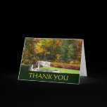 Fall Bridge Thank You Card (Blank Inside)