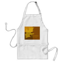 Fall Color Block Wedding Aprons