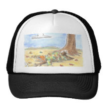 Fall Color Mesh Hat