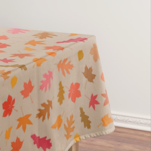 Fall Colors Pattern Art Tablecloth