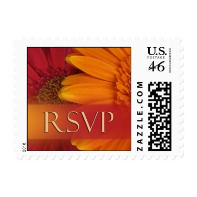 Fall colors RSVP Postage