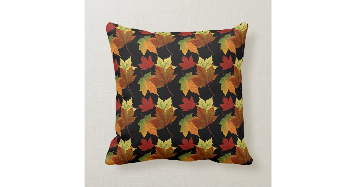 Fall Colors Throw Pillow Zazzle