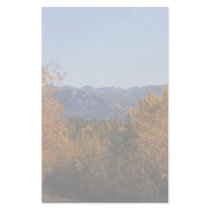 Fall Colours in the Mountains; No Text Personalized Stationery