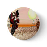Fall Cottage Pinback Buttons