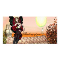 Fall Cottage photo cards by Xanemos Fall Cottage photo cards