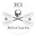Fall Creek Kayak Logo Sticker by bradlowell Fall Creek Kayak Logo Sticker