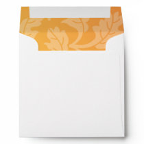 Fall Custom Envelope | Orange Leaf