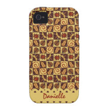 Fall Doodle Cellphone Case Vibe iPhone 4 Cases