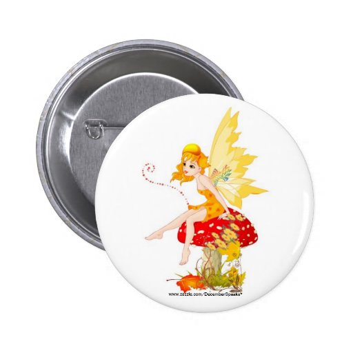 Fall fairy buttons
