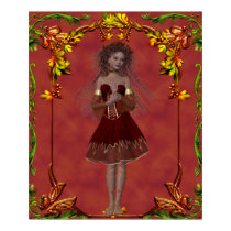 Fall Fairy Design 2 - Fantasy Print by mrssocolov4 Fall Fairy Design 2 - Fantasy Print