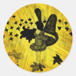 Fall Fairy Stickers (Yellow / Gold)
