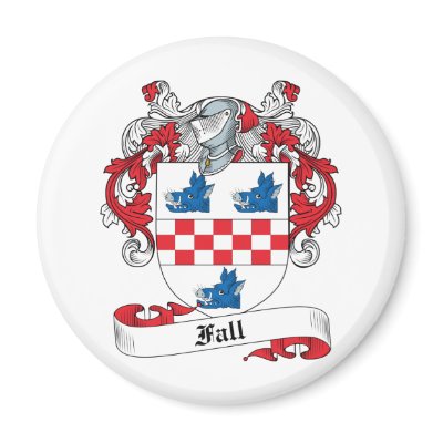Fall Family Crest Magnets by coatsofarms
