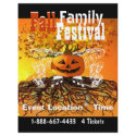 Fall Family Festival Halloween Fall Event Flyer by samack Fall Family Festival Halloween Fall Event Flyer