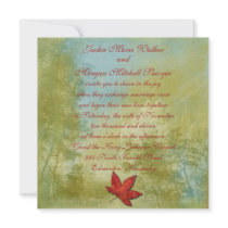 Fall Fantasy Collection invitations