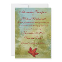 Fall Fantasy Save the Date invitations