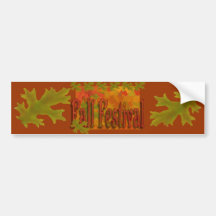 Fall Festival! Bumper Stickers