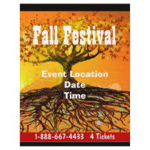 Fall Festival Halloween Event or Fall Event Flyer