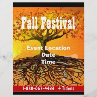 Fall Festival Halloween Event or Fall Event Flyer flyer