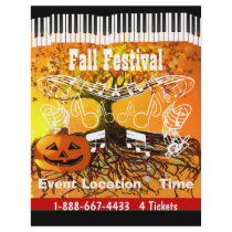 Fall Festival Halloween Event or Fall Event Flyer