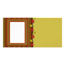 fall floral photo cards