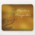 Fall Floral Vines/Leaves Customizable Mousepad by mrssocolov4 Fall Floral Vines/Leaves Customizable Mousepad